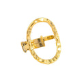 Duara Recycled Brass Adjustable Ring